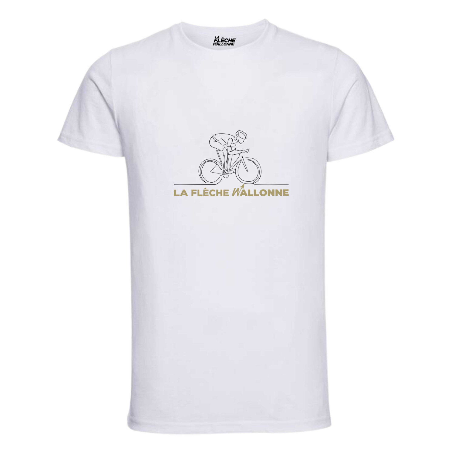 T-shirt La Flèche Wallonne Parcours 2024 Mixte Blanc