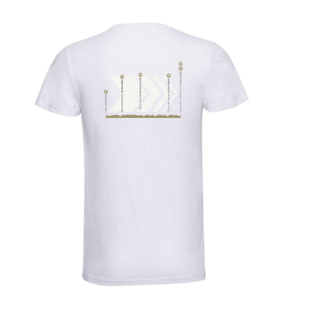 T-shirt La Flèche Wallonne Parcours 2024 Mixte Blanc