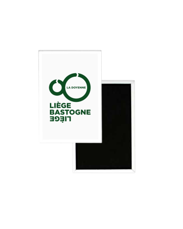 Magnet Liège Bastogne Liège Huit Blanc