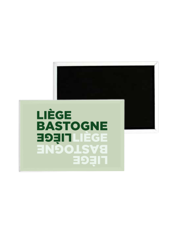 Magnet Liège Bastogne Liège L'Envert Vert Pastel