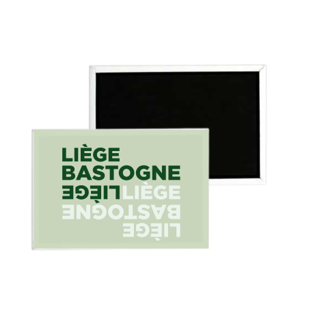 Magnet Liège Bastogne Liège L'Envert Vert Pastel