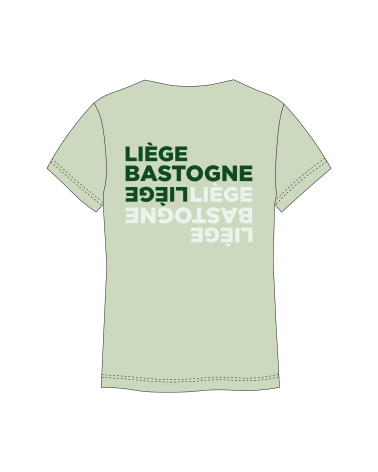 T-shirt Liège Bastogne Liège L'Envert Mixte Vert Pastel