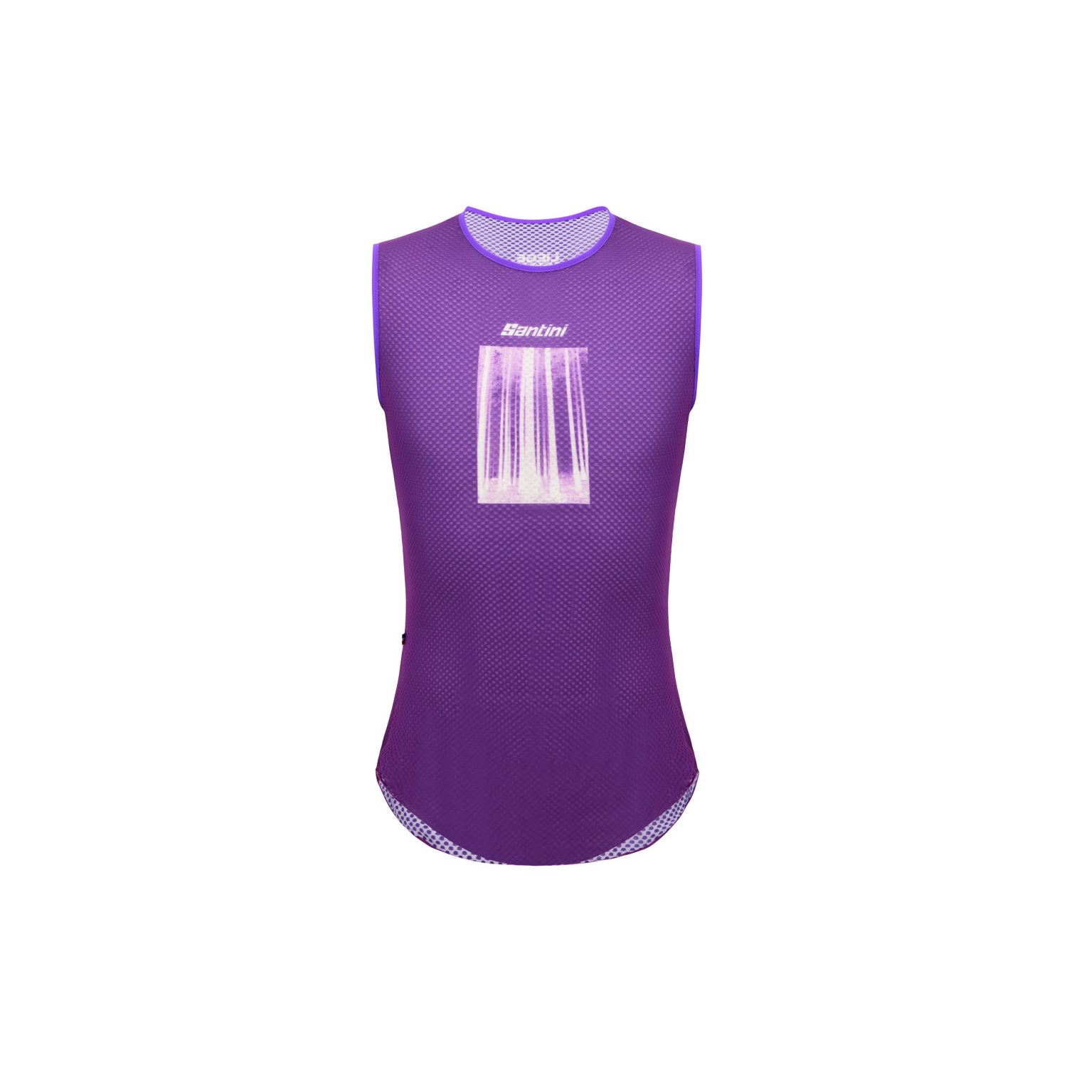 Santini Liège Bastogne Liège 2024 Men's Sleeveless Cycling Jersey Purple