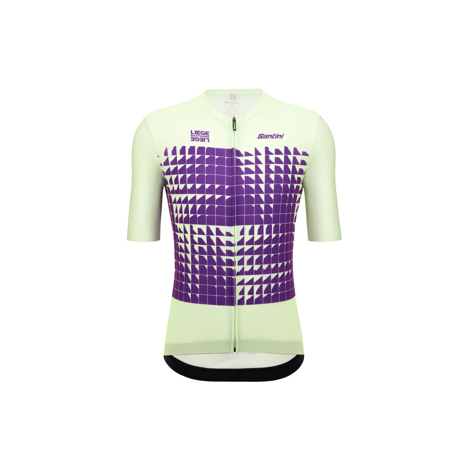 Maillot Cyclisme Santini Liège Bastogne Liège 2024 Homme Vert Violet