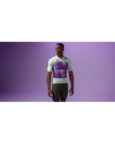 Santini Liège Bastogne Liège 2024 Men's Cycling Jersey Green Purple