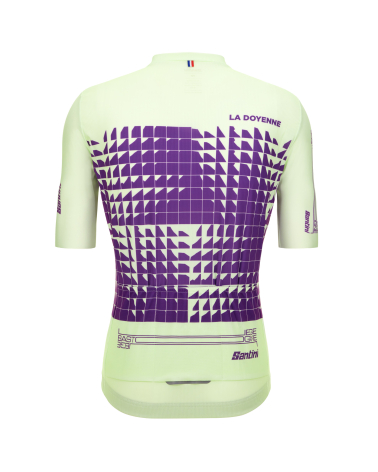 Maillot Cyclisme Santini Liège Bastogne Liège 2024 Homme Vert Violet