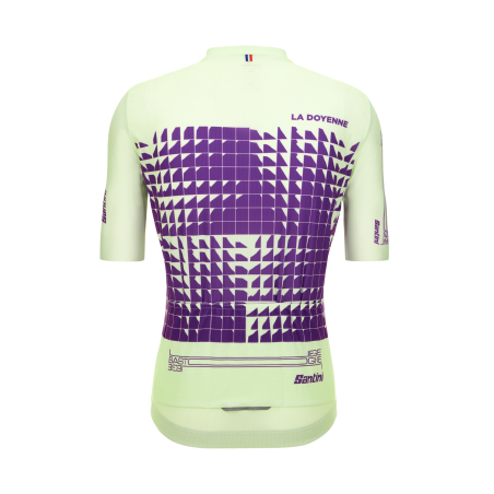 Maillot Cyclisme Santini Liège Bastogne Liège 2024 Homme Vert Violet