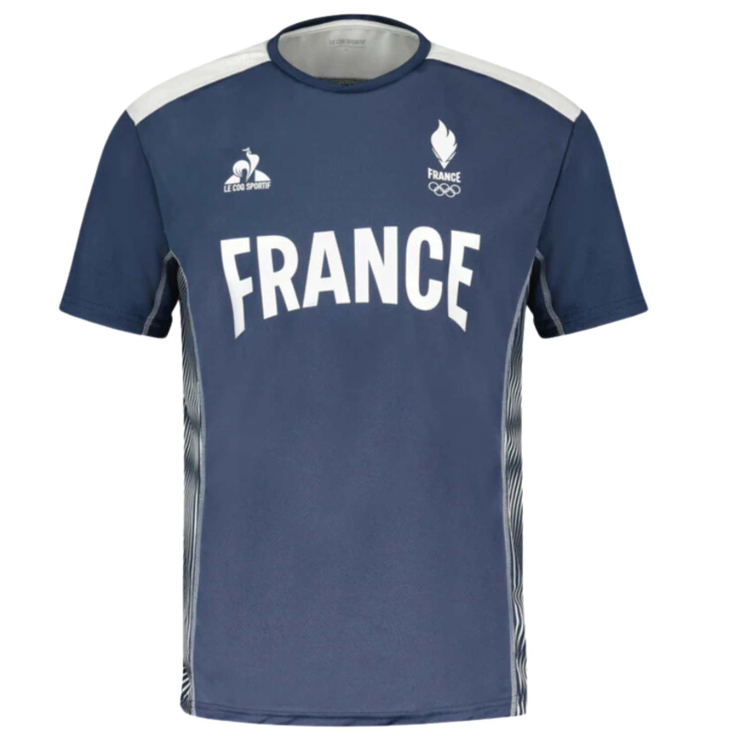 T-shirt Le Coq Sportif Jeux Olympiques Paris 2024 O Training SS N°2 M France Mixte Insignia Blue