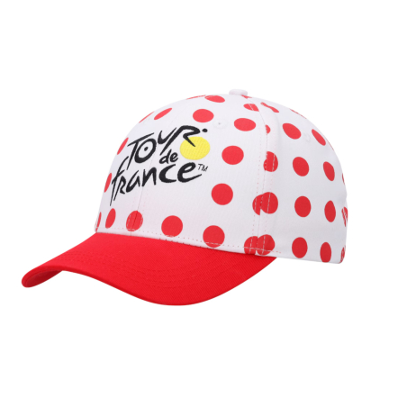 Casquette Tour de France Polka Pois Rouge