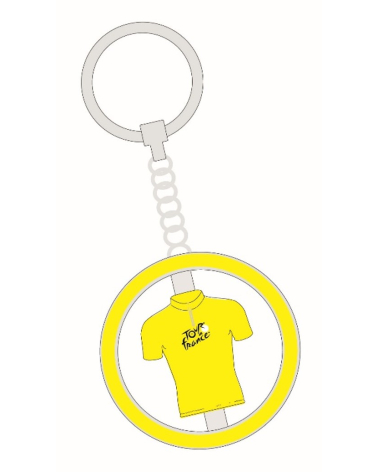 Tour de France Mini-jersey key ring Yellow