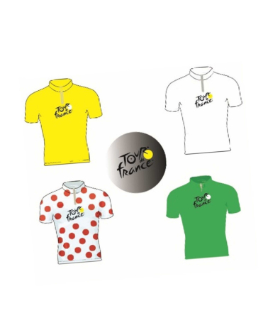 Pin's Tour de France 4 Jerseys