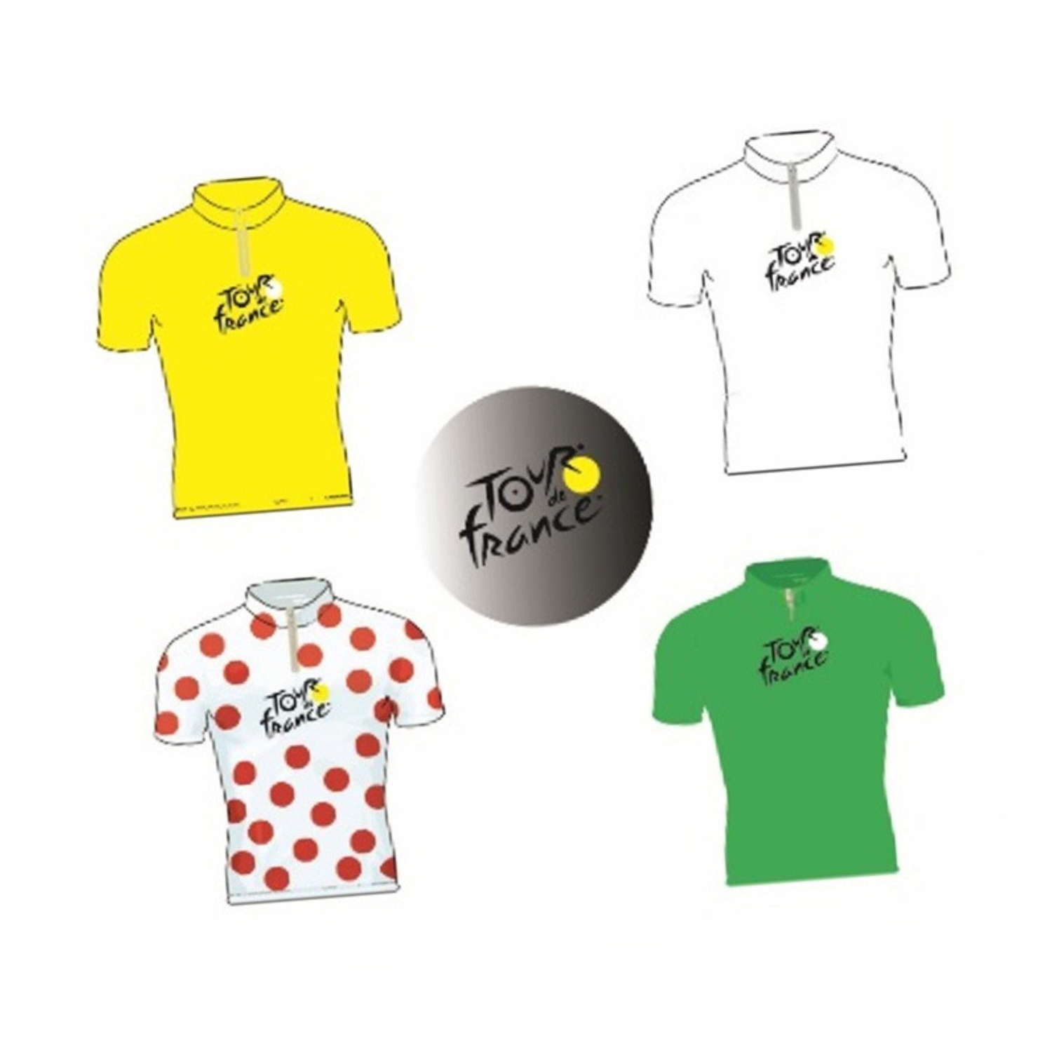 Pin's Tour de France 4 Jerseys