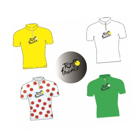 Pin's Tour de France 4 Jerseys