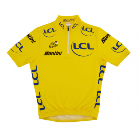 Maillot Cyclisme leader Santini Tour de France Jaune Enfant