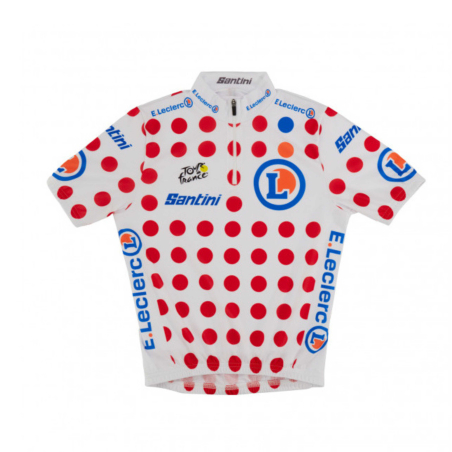 Maillot Cyclisme Santini  Meilleur Grimpeur Tour de France Pois Enfant