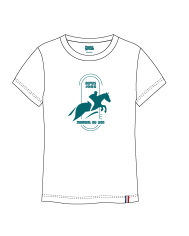 T-shirt Mondial du Lion Capsule Mixte Blanc
