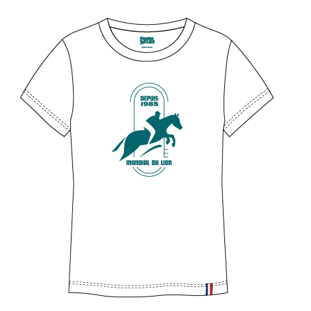 T-shirt Mondial du Lion Capsule Mixte Blanc