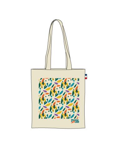 Tote Bag Mondial du Lion Pattern