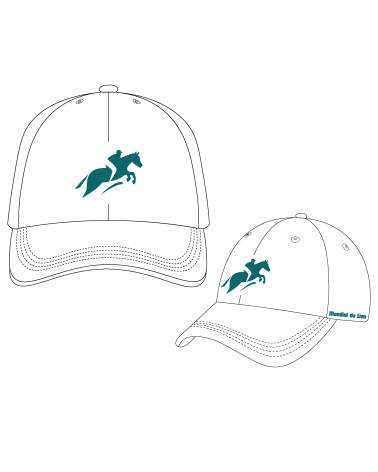 Casquette Mondial du Lion Typo Cheval Blanche
