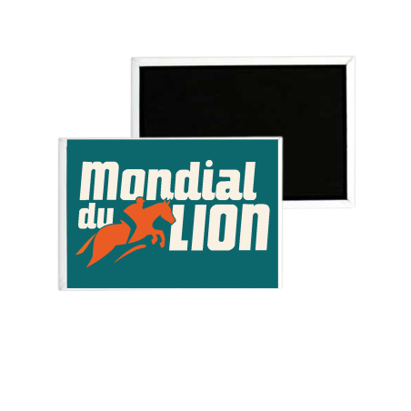 Magnet Mondial du Lion Logo Beige