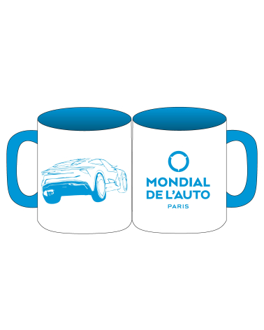 Mug Mondial de l'Auto LE BLACK AND WHITE
