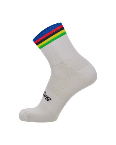 Chaussettes  Cyclisme Championnat du monde "HP WORLD" Blanche