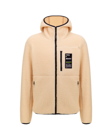 Veste Capuche UCI Championnat du Monde Hooded Fleece Mixte Beige