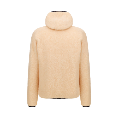 UCI World Championship Hooded Fleece Mixed Jacket Beige