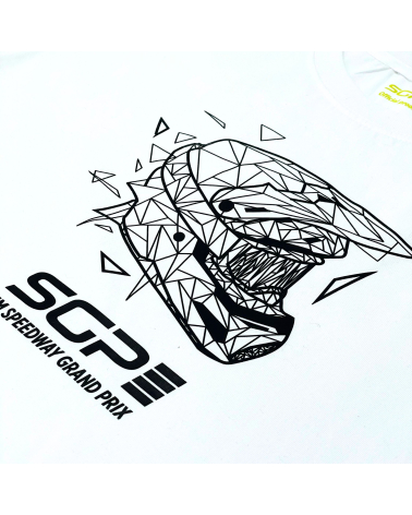 T-shirt Speedway BLACK HELMET Unisex White