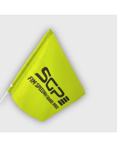 Flag Speedway Logo Yellow