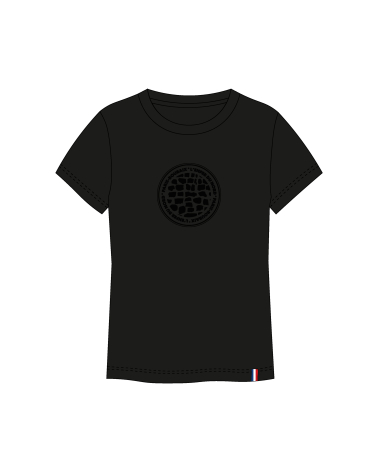 T-shirt Paris Roubaix Black Circle Mixte Noir