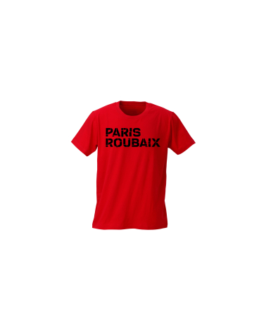 T-shirt Paris Roubaix Logo Bébé Rouge
