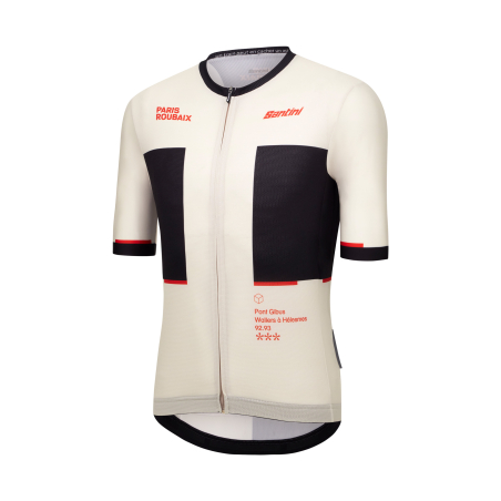Maillot Cyclisme Paris Roubaix 2025 Santini Mixte