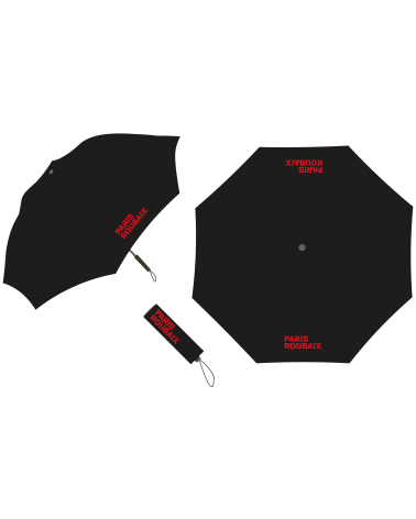 Parapluie Paris Roubaix Logo Noir
