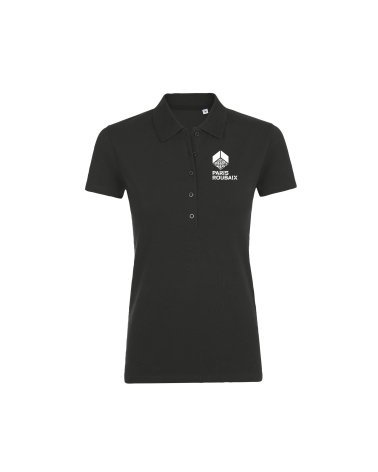 Polo Paris Roubaix Petit Vélo Femme Noir