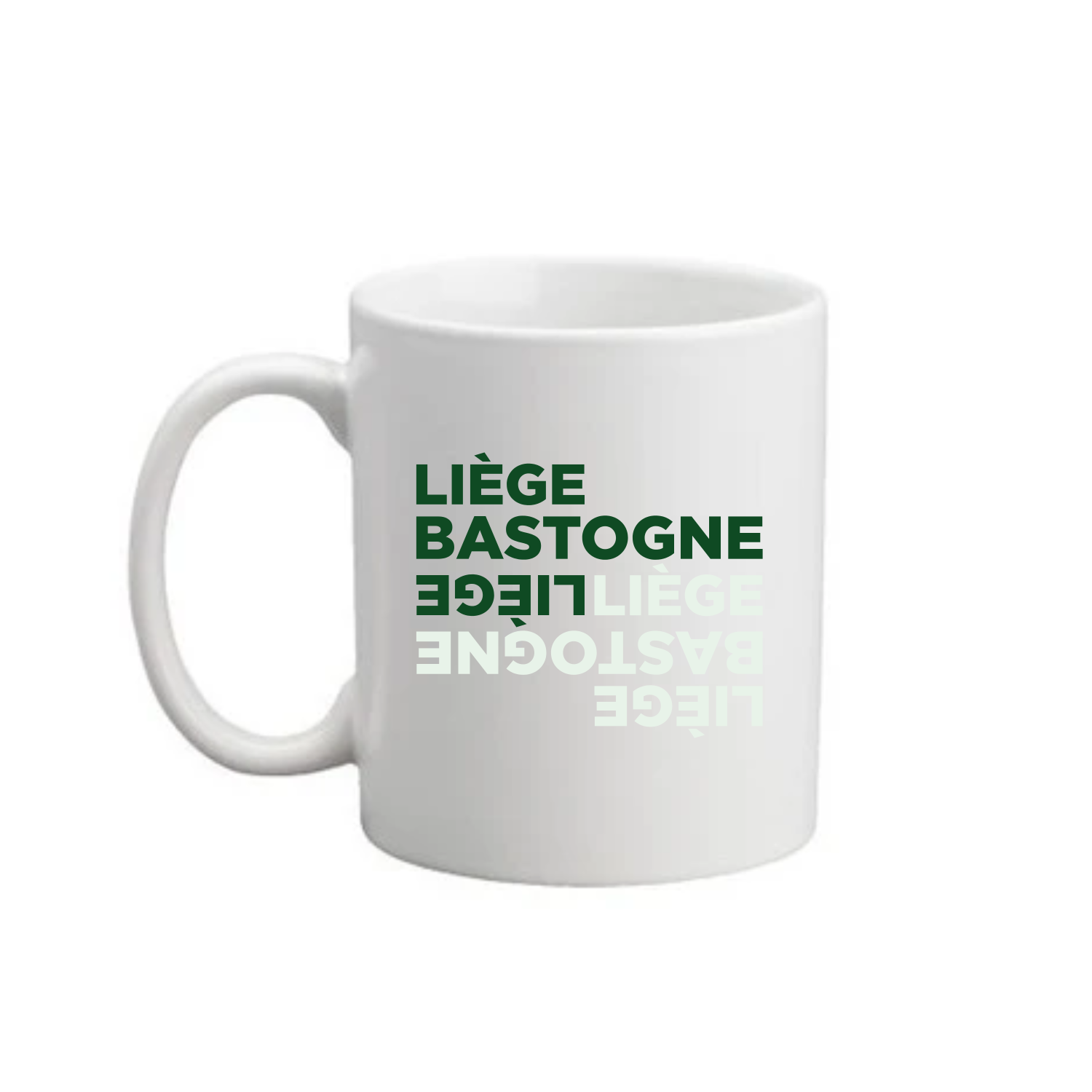 Mug Liège Bastogne Liège L'Envert Blanc