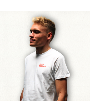 Paris Roubaix Victoire Mixte White T shirt