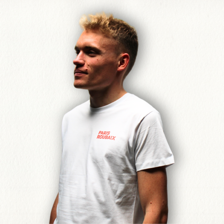 Paris Roubaix Victoire Mixte White T shirt