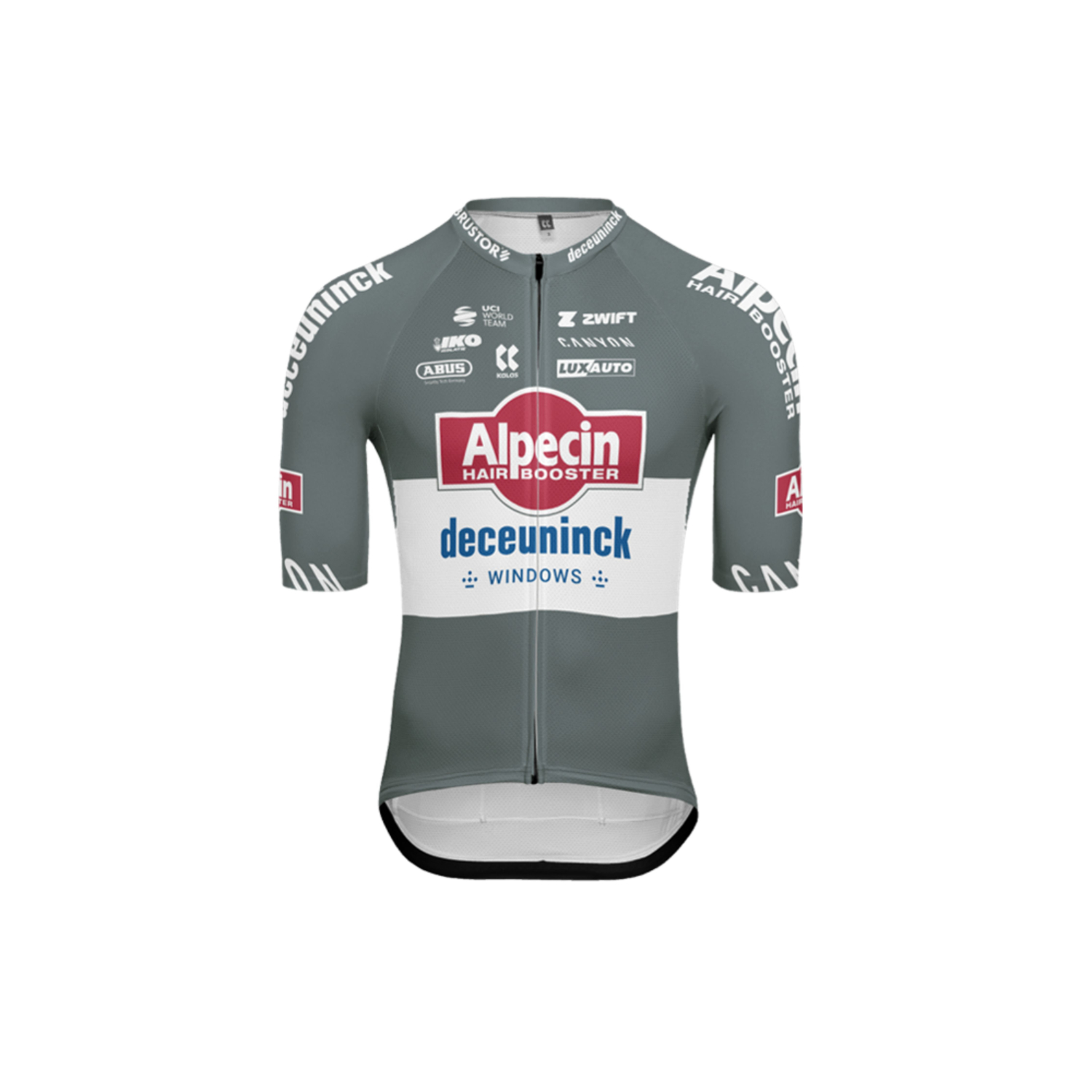 Maillot Cyclisme Alpecin-Deceuninck 2025 Mixte Gris