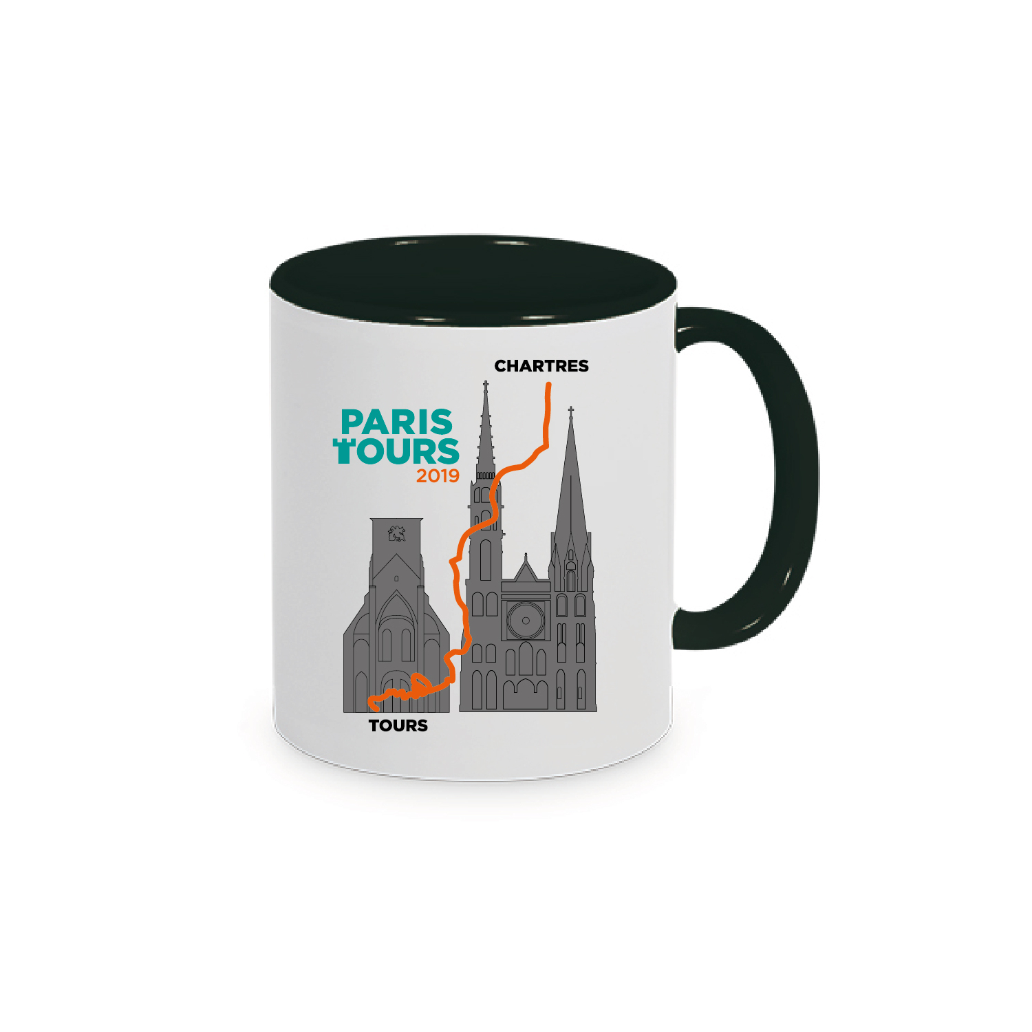 Mug Paris Tours Parcours  2019