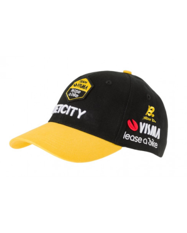 Casquette Visma Jumbo Lease a Bike 2025 Noir