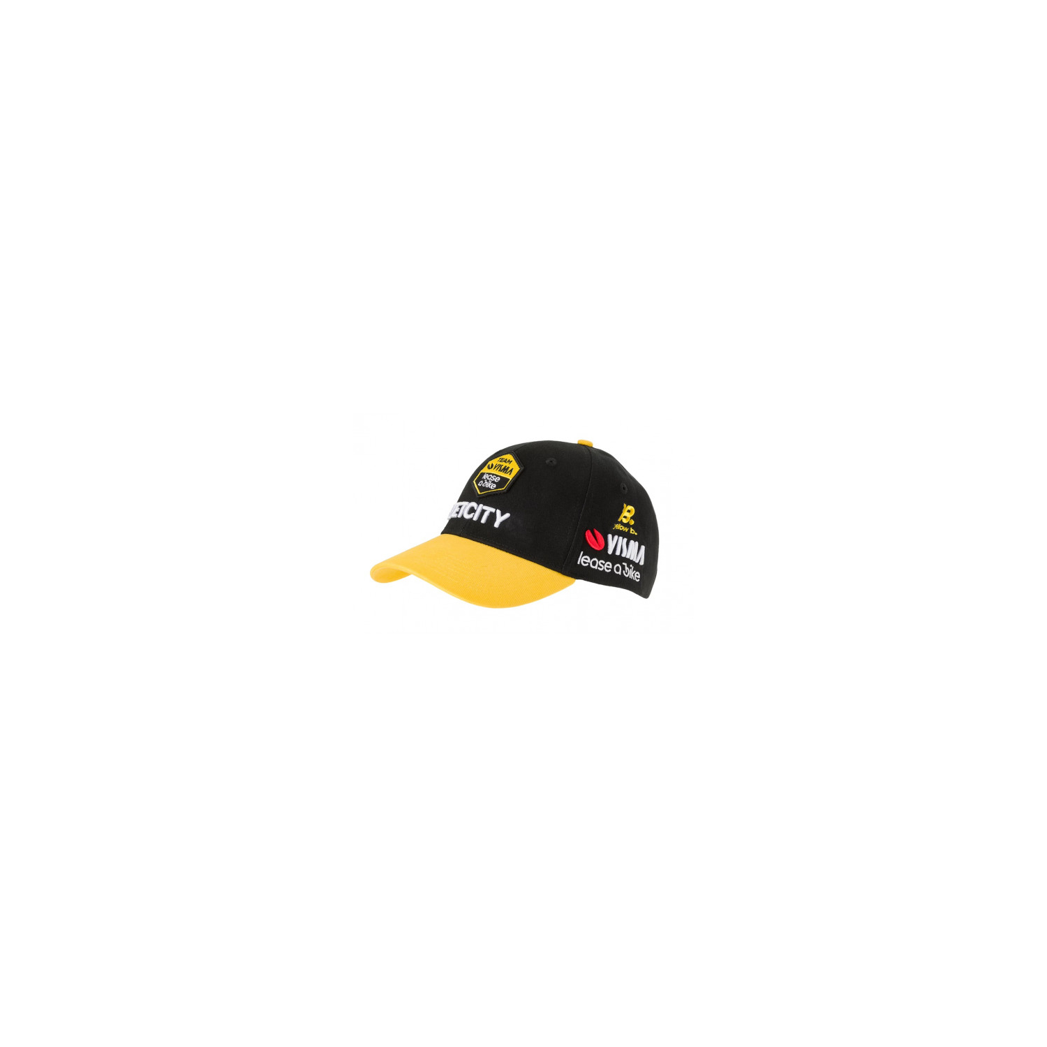 Casquette Visma Jumbo Lease a Bike 2025 Noir