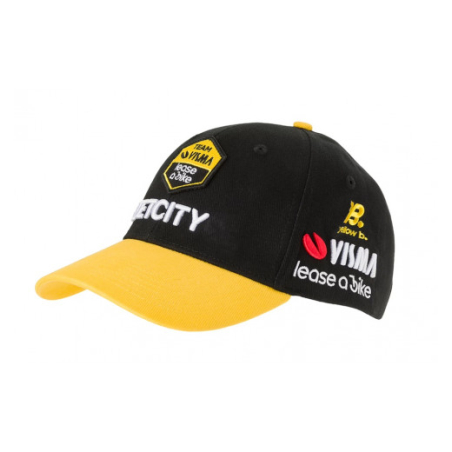 Casquette Visma Jumbo Lease a Bike 2025 Noir