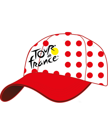 Casquette Tour de France Pois Rouge