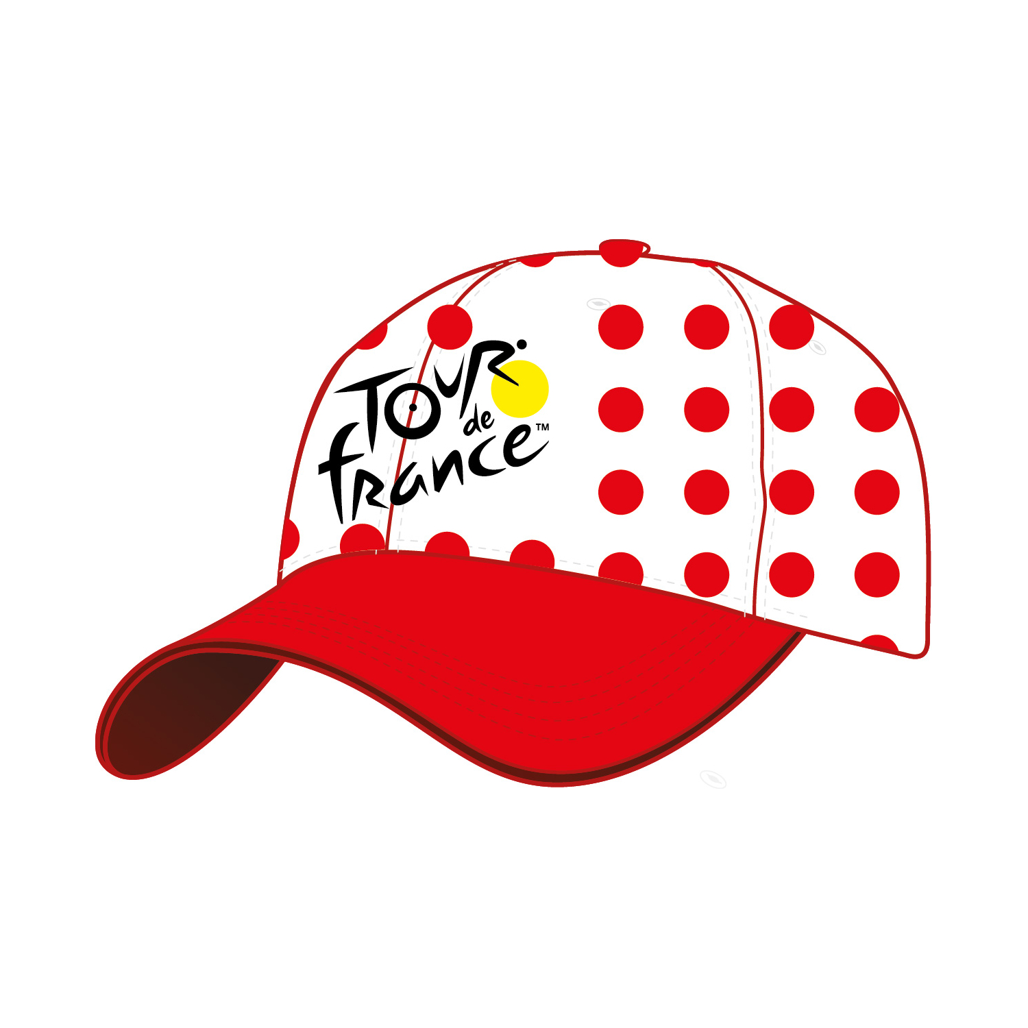 Tour de France Polka Dots Cap Red