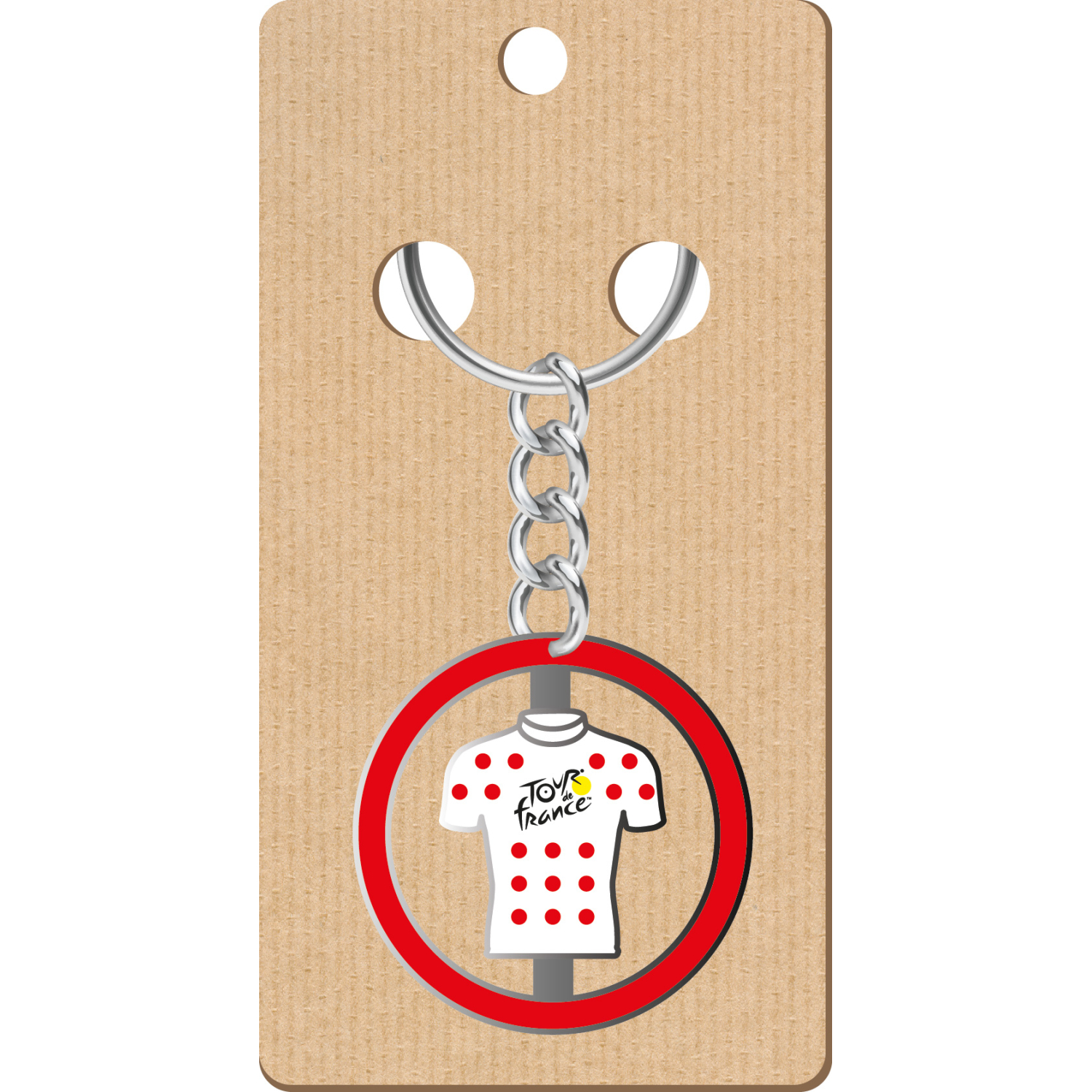 Porte-clés Tour de France Mini-maillot Pois Rouge