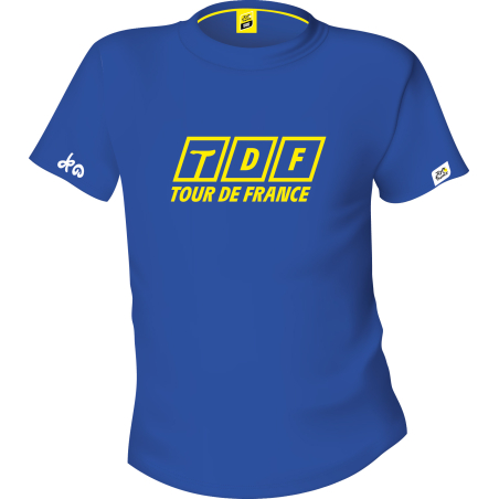 T-shirt Tour de France 2025 Bleu Mixte