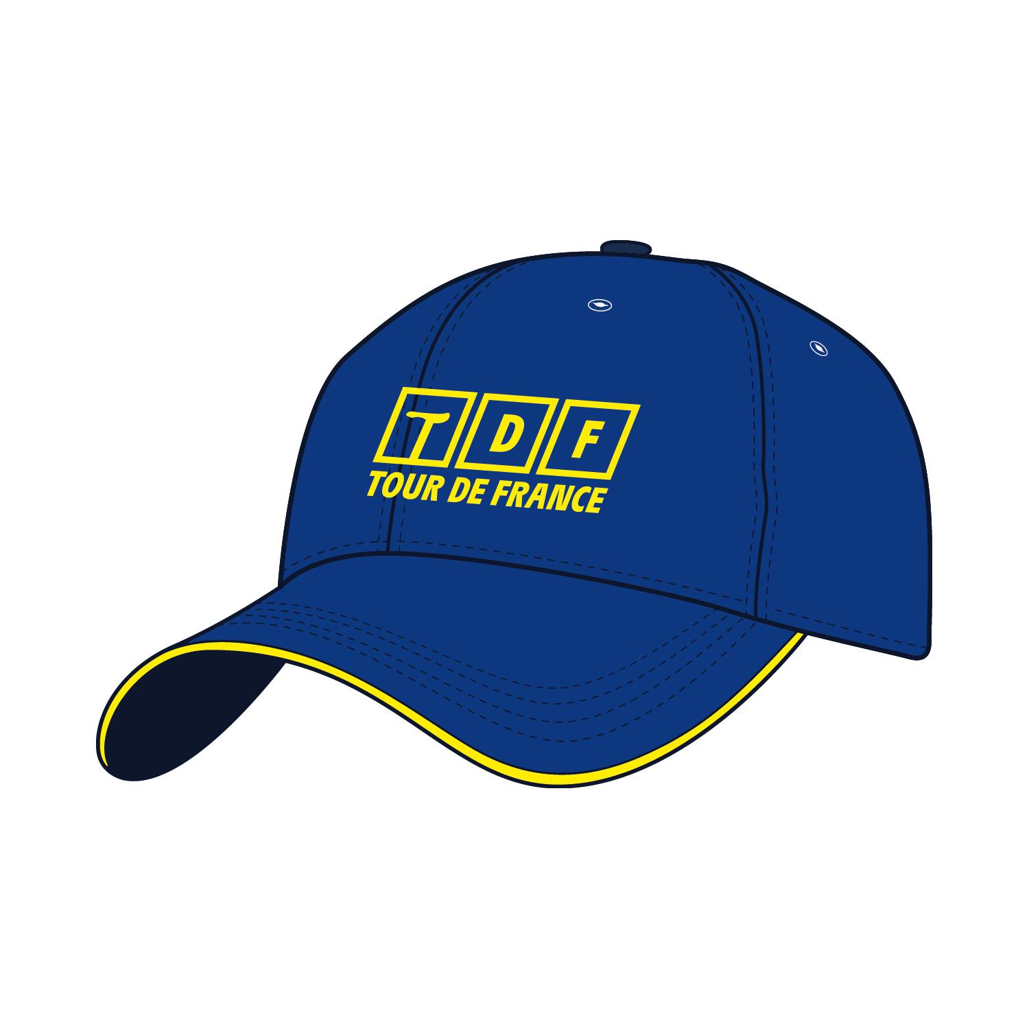 Casquette Tour de France Trucker Bleu
