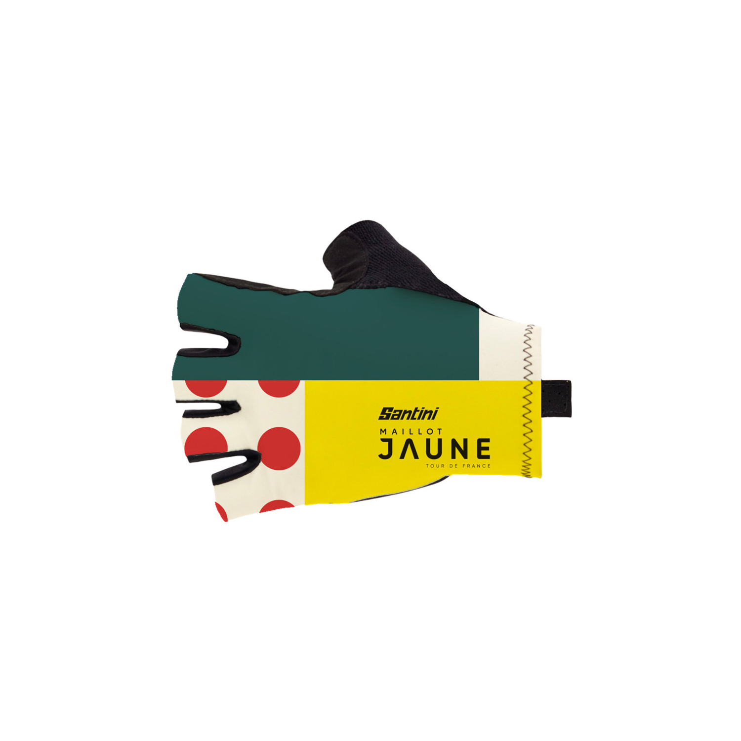 Cycling Gloves Tour de France Official Yellow Jersey Mixed Green Yellow Red