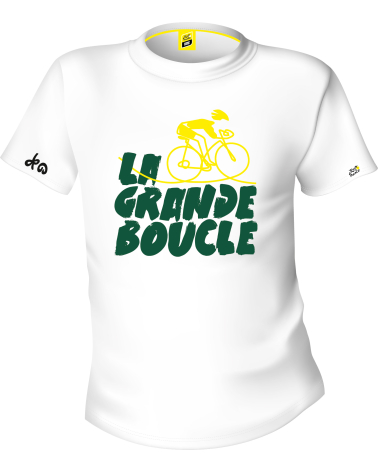 Tour de France La Grande Boucle 2025 White  Mixte T-shirt